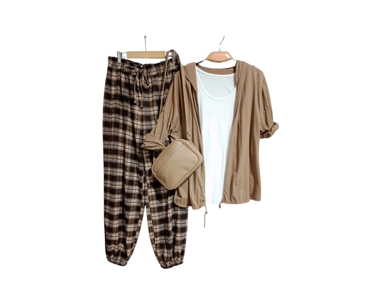 Conjunto de tonos arena